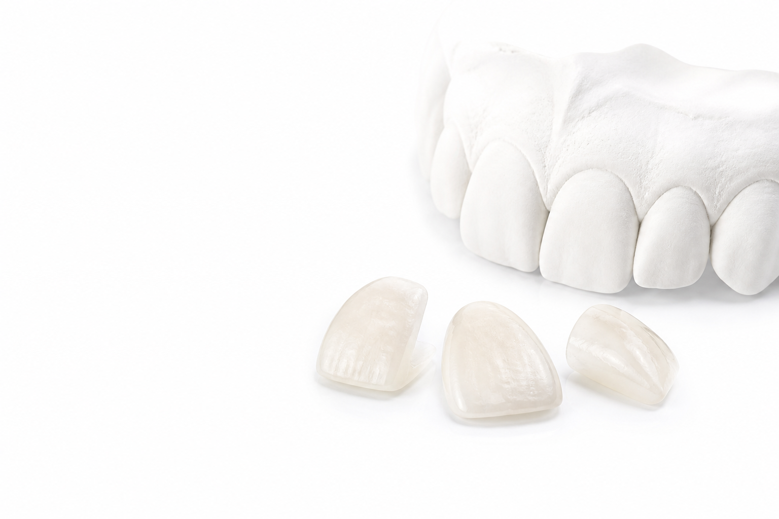 Ilustrație de restaurări ceramice dentare